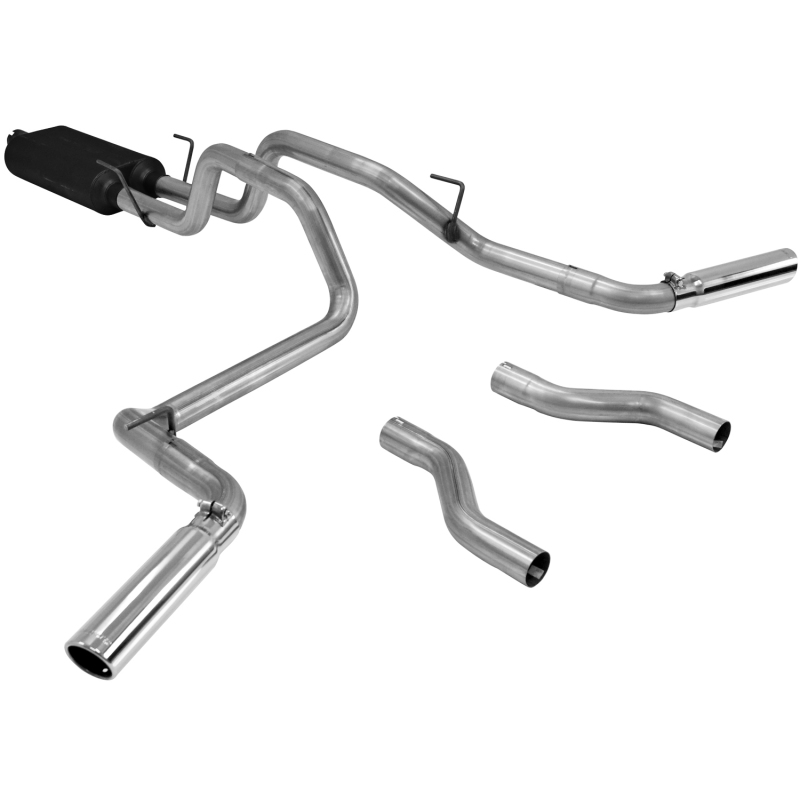 Dodge Ram 1500 Performance Exhaust - Flowmaster - American Thunder Cat Back - `04-`05