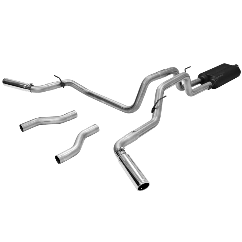 Dodge Ram 1500 Performance Exhaust - Flowmaster - American Thunder Cat Back - `04-`05