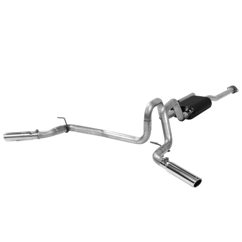 Toyota Tacoma Performance Exhaust - Dual Exit - Flowmaster - American Thunder Cat-Back - `05-`12