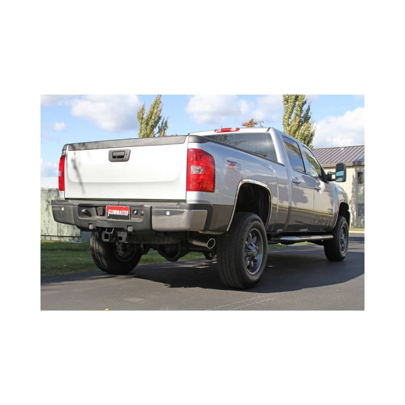 GMC Sierra 2500HD Performance Exhaust - Rear - Flowmaster - Force II Cat-Back - Polished - `11-`19