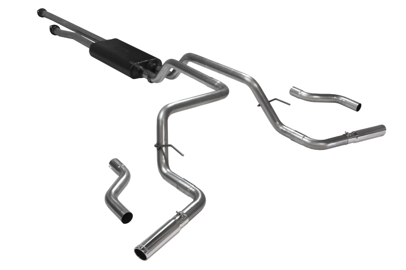 Toyota Tundra Performance Exhaust - Flowmaster - Force II Cat-Back - Polished - `09-`21