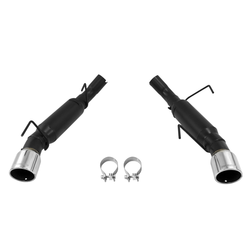 Ford Mustang GT500 Performance Exhaust - Flowmaster - Outlaw Series Axle-Back - Polished Stainless Steel - `05-`10