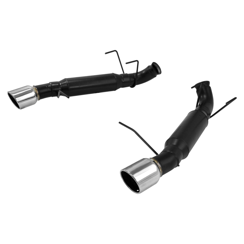 Ford Mustang GT Performance Exhaust - Rear - Flowmaster - Outlaw Series Axle-Back - Polished Stainless Steel - `13-`14
