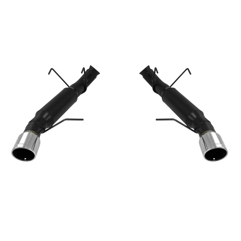 Ford Mustang GT Performance Exhaust - Rear - Flowmaster - Outlaw Series Axle-Back - Polished Stainless Steel - `13-`14