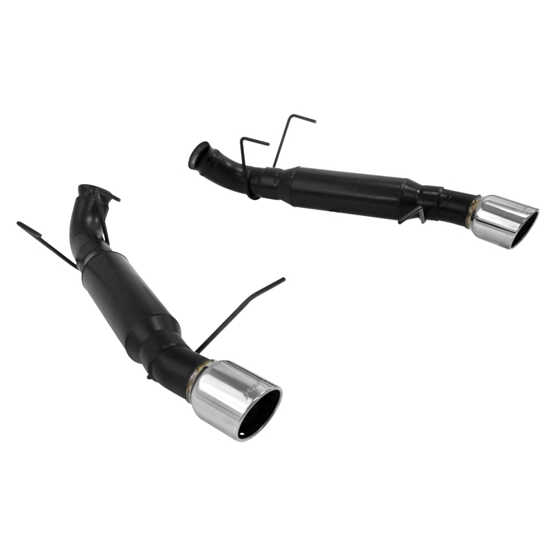 Ford Mustang GT Performance Exhaust - Rear - Flowmaster - Outlaw Series Axle-Back - Polished Stainless Steel - `13-`14