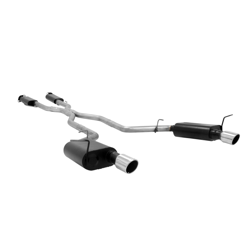 Dodge Durango Performance Exhaust - Flowmaster - Force II Cat-Back with Scavenger Series X-pipe, 60 Series Mufflers - `11-`26