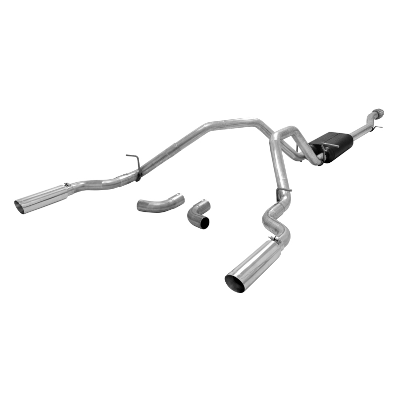 Chevrolet Silverado 1500 Performance Exhaust - Rear - Flowmaster - Cat Back, Force II, Super 50 Series - `14-`19