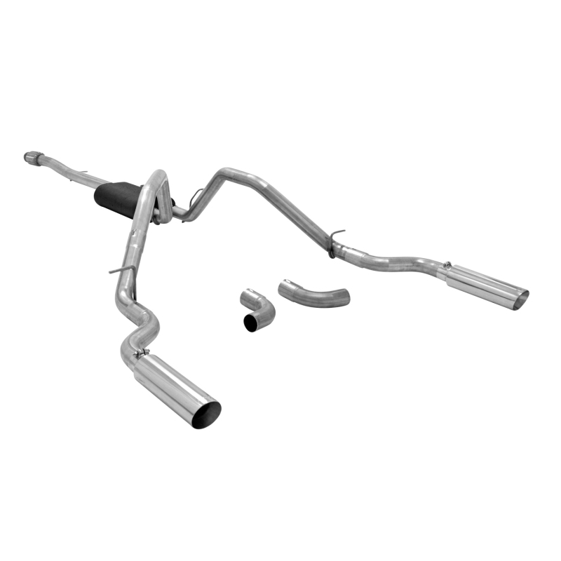 GMC Sierra 1500 Performance Exhaust - Rear - Flowmaster - Cat Back, Force II, Super 50 Series - `14-`19