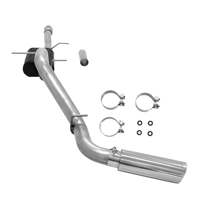 Chevrolet Silverado 1500 Performance Exhaust - Flowmaster - Force II Cat-Back, Super 50 Series Muffler, 4.00-inch Polished Tip - `14-`19