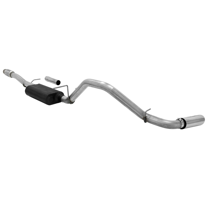Chevrolet Silverado 1500 Performance Exhaust - Flowmaster - Force II Cat-Back, Super 50 Series Muffler, 4.00-inch Polished Tip - `14-`19