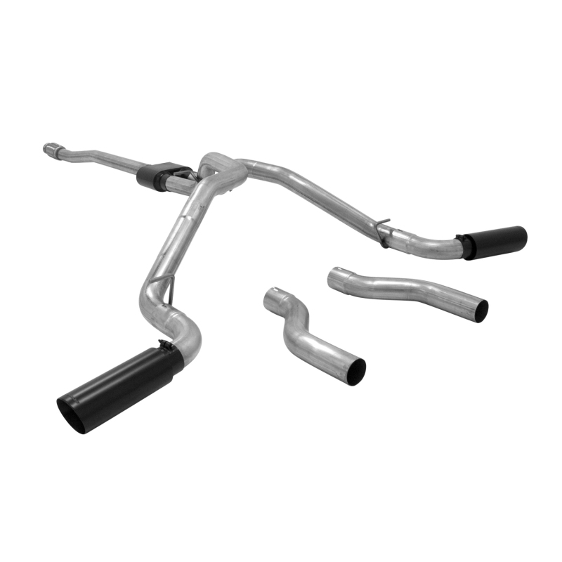 GMC Sierra 1500 Performance Exhaust - Flowmaster - Outlaw Cat Back - Black - `09-`13