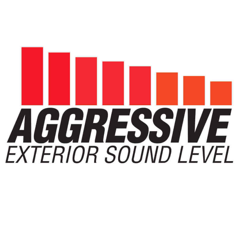 Chevrolet Silverado 1500 Performance Exhaust - Flowmaster - Outlaw Cat-Back, Dual Exit, Super 10 Muffler - Black - `14-`19