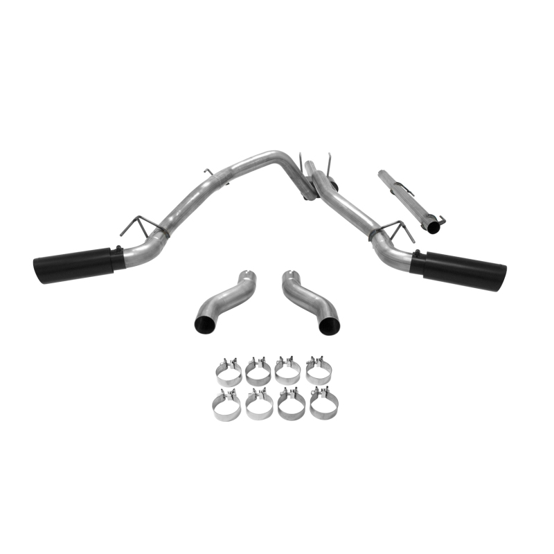 RAM 1500 Performance Exhaust - Flowmaster - Outlaw Cat-Back - Black - `09-`24