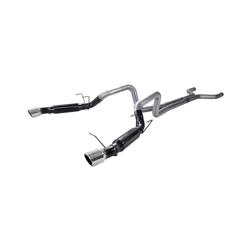 Toyota Tundra Performance Exhaust - Flowmaster - Outlaw Cat-Back, Super 10 Muffler, Dual Tailpipes, 4.00-inch Black Ceramic Coated Tips - Black - `09-`21