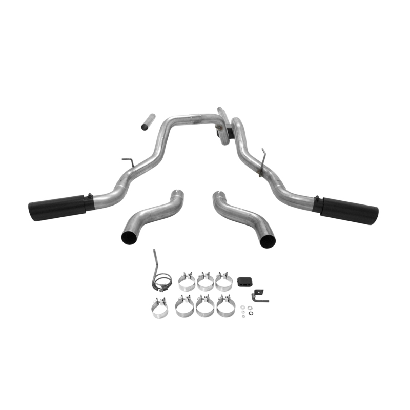 Ford F-150 Performance Exhaust - Flowmaster - Outlaw Cat Back - Black - `04-`08