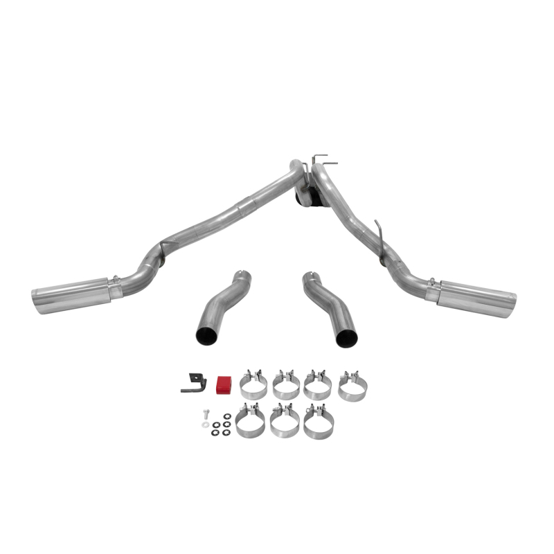 Ford F-350 Super Duty Performance Exhaust - Flowmaster - Cat Back Force II - `14-`16