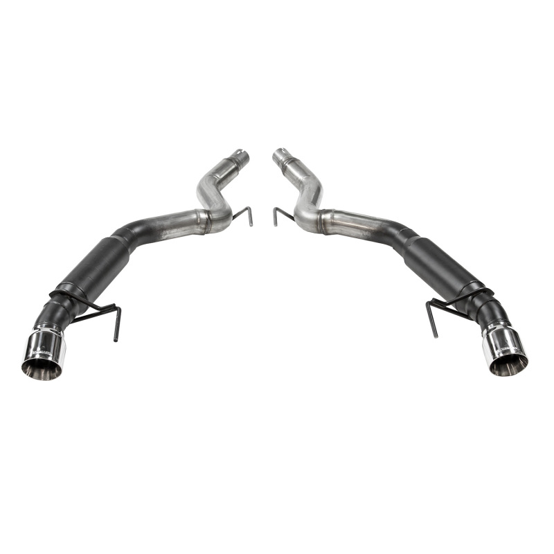 Ford Mustang Performance Exhaust - Rear - Flowmaster - Outlaw Series Axle-Back - Polished Stainless Steel - `15-`23