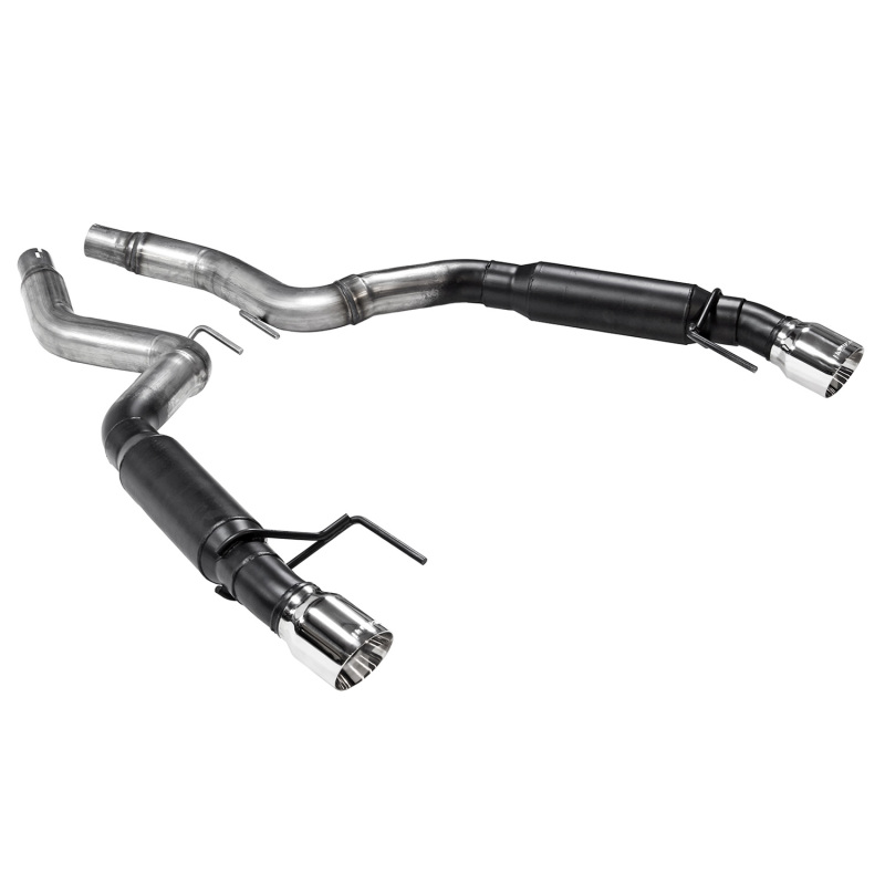 Ford Mustang Performance Exhaust - Rear - Flowmaster - Outlaw Series Axle-Back - Polished Stainless Steel - `15-`23