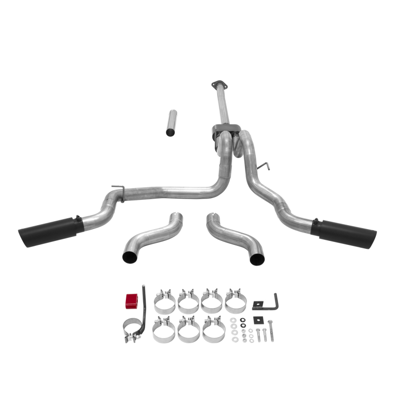 Ford F-150 Performance Exhaust - Flowmaster - Outlaw Cat-Back - Black - `15-`20