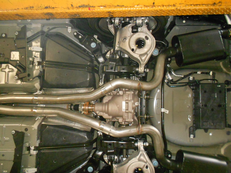 Ford Mustang Performance Exhaust - Flowmaster - American Thunder Cat-Back - Polished Stainless Steel - `15-`17