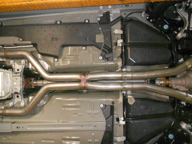 Ford Mustang Performance Exhaust - Flowmaster - American Thunder Cat-Back - Polished Stainless Steel - `15-`17