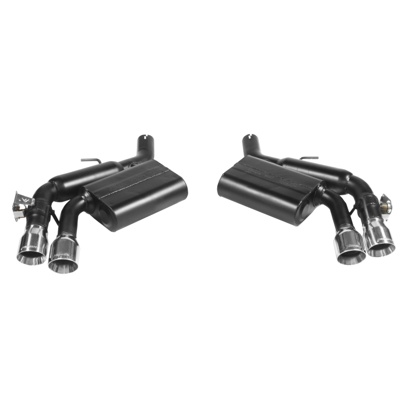 Chevrolet Camaro SS Performance Exhaust - Rear - Flowmaster - American Thunder Axle-Back with Quad Tips - Polished - `16-`24