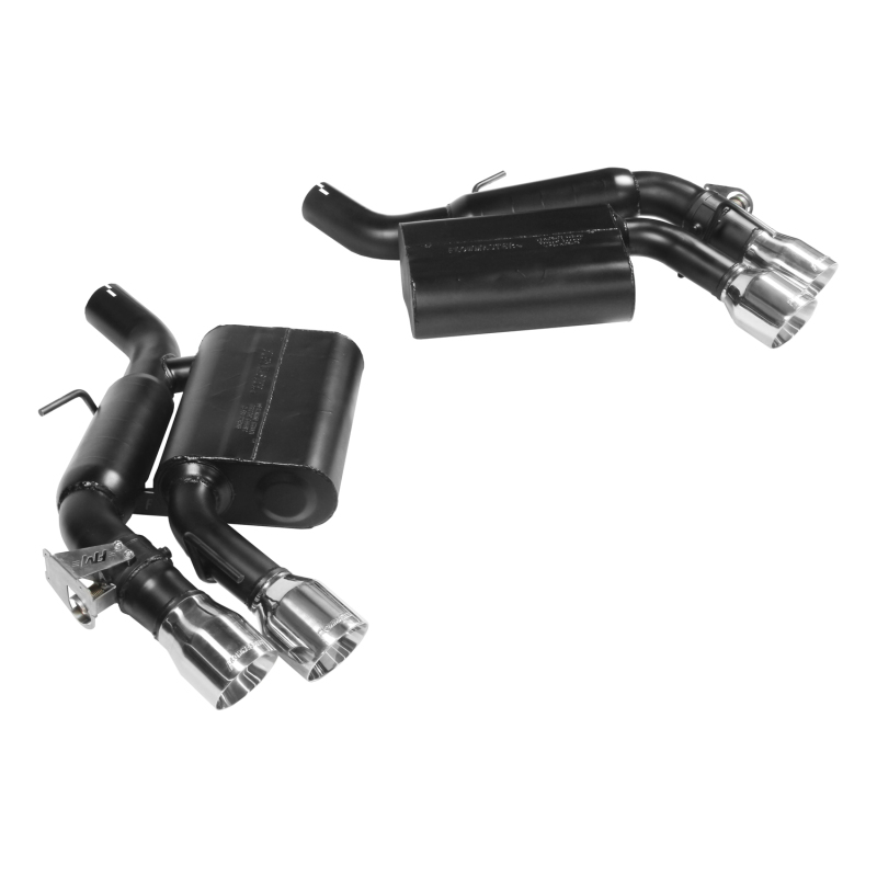 Chevrolet Camaro SS Performance Exhaust - Rear - Flowmaster - American Thunder Axle-Back with Quad Tips - Polished - `16-`24
