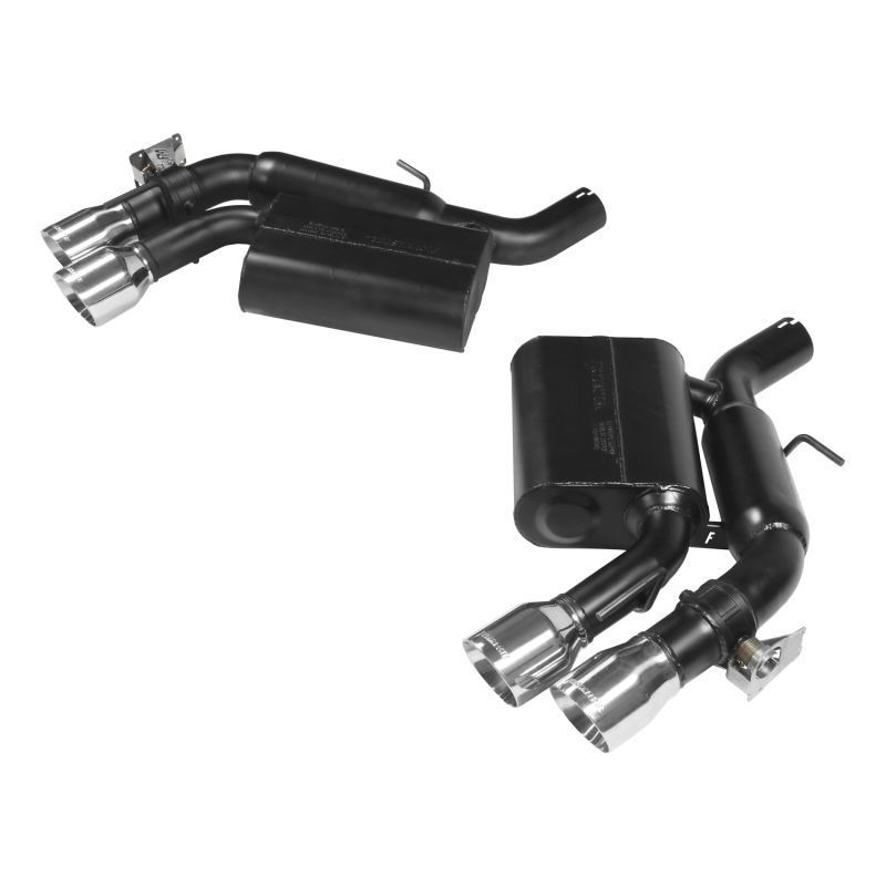 Chevrolet Camaro ZL1 Performance Exhaust - Rear - Flowmaster - American Thunder Axle-Back with Quad Tips - Polished - `16-`24