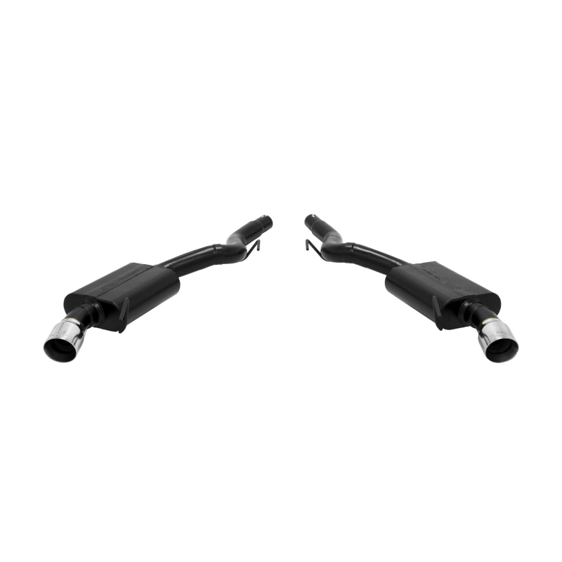 Ford Mustang GT Performance Exhaust - Rear - Flowmaster - American Thunder Axle-Back - Polished Stainless Steel - `15-`17