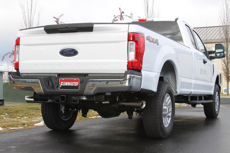 Ford F-250 Super Duty Performance Exhaust - Dual Exit - Flowmaster - Force II Cat-Back - `17-`26