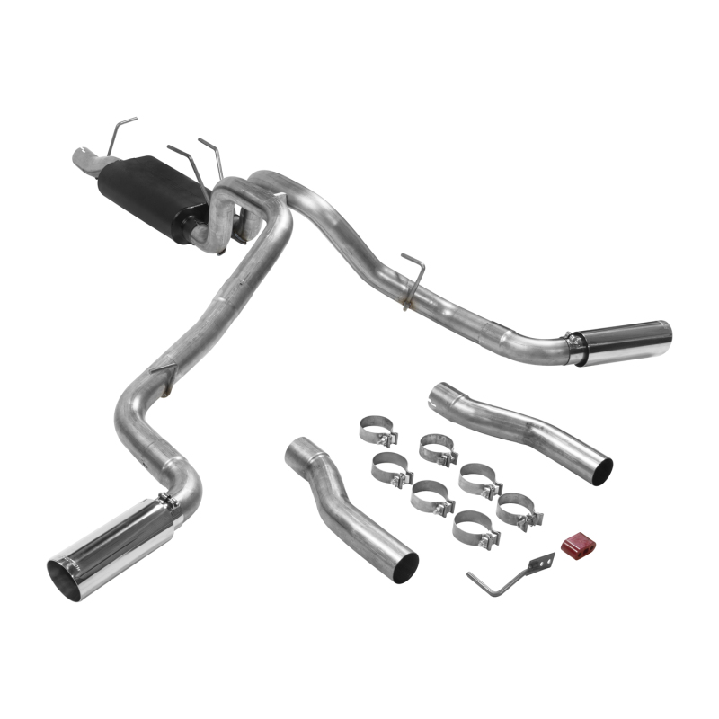 Ford F-350 Super Duty Performance Exhaust - Dual Exit - Flowmaster - Force II Cat-Back - `17-`26