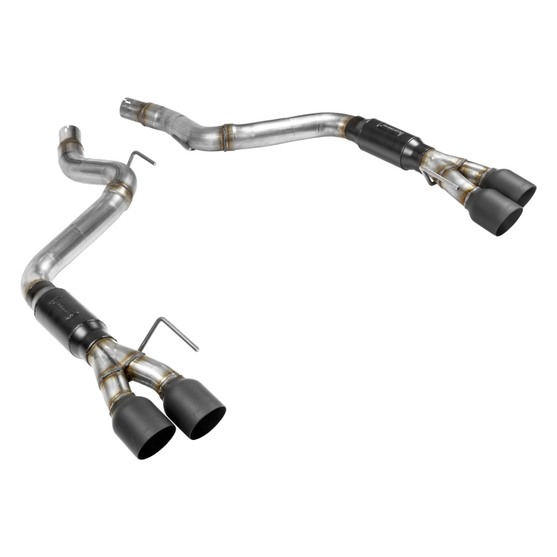 Ford Mustang GT Performance Exhaust - Rear - Flowmaster - Outlaw Series Axle-Back - Black - `18-`23