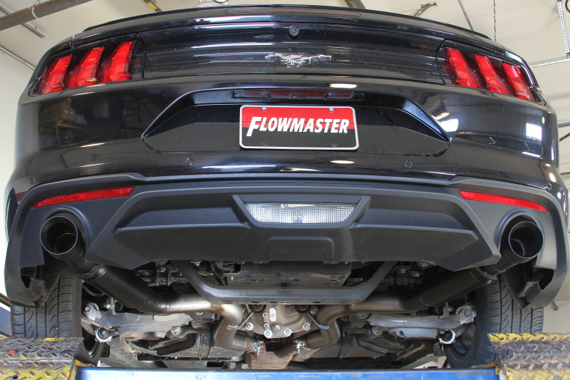 Ford Mustang Performance Exhaust - Flowmaster - Outlaw Series Axle-Back - Black - `15-`23