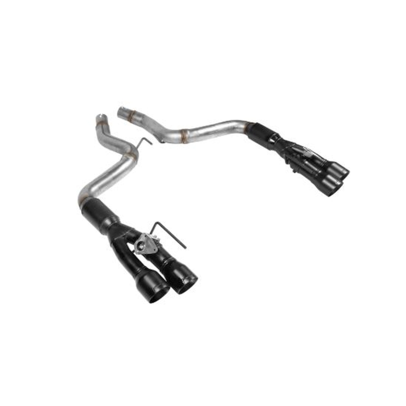 Ford Mustang Performance Exhaust - Flowmaster - Outlaw Series Axle-Back - Black Tips - Black - `18-`23