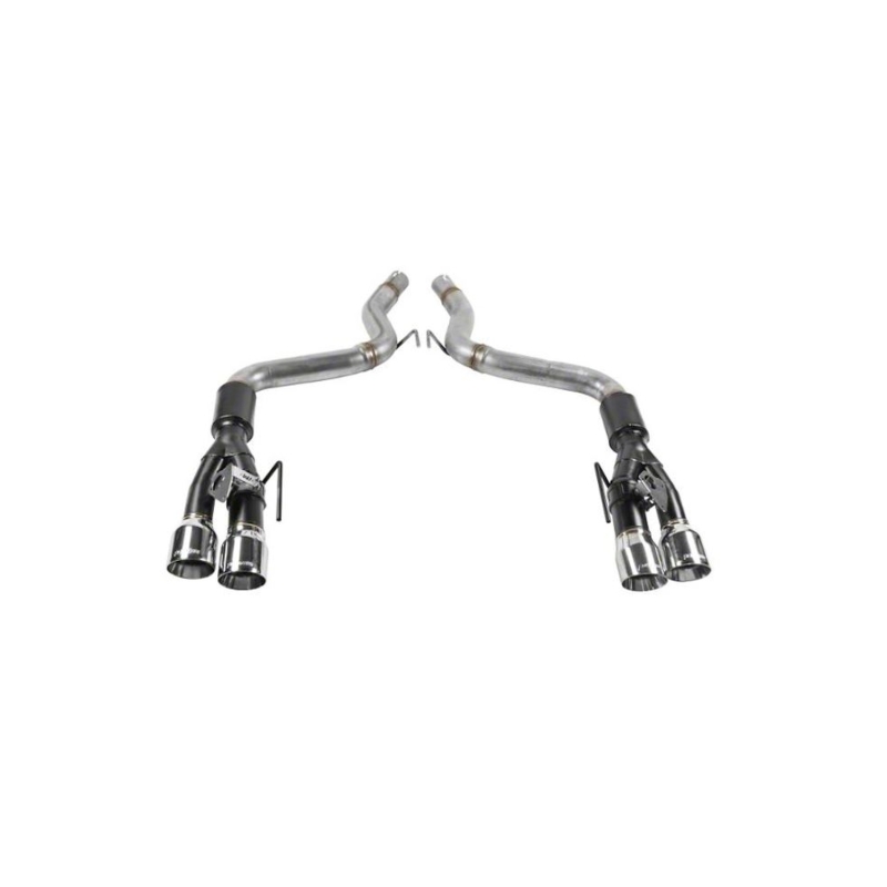 Ford Mustang GT Performance Exhaust - Rear - Flowmaster - Outlaw Series Axle-Back - Polished - `18-`23