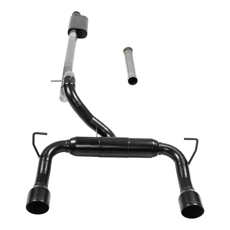 Jeep Wrangler JL Performance Exhaust - Flowmaster - Outlaw Cat-Back - Black - `18-`26