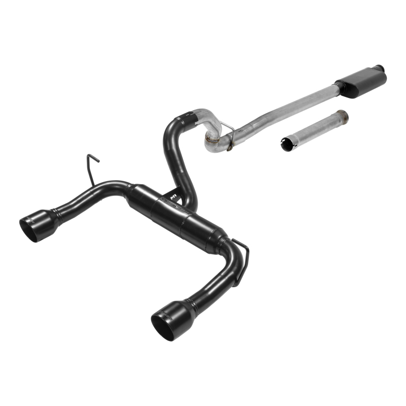 Jeep Wrangler JL Performance Exhaust - Flowmaster - Outlaw Cat-Back - Black - `18-`26