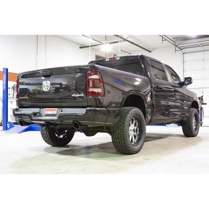 RAM 1500 Performance Exhaust - Rear - Flowmaster - American Thunder Axle-Back - Black - `19-`24