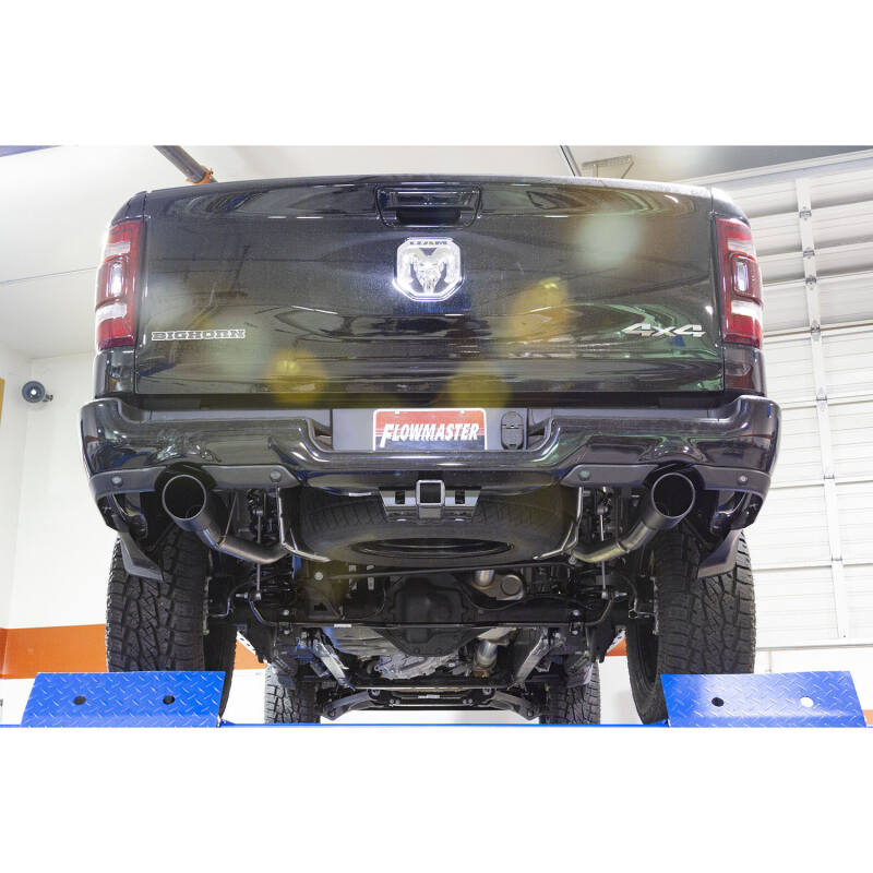 RAM 1500 Performance Exhaust - Rear - Flowmaster - American Thunder Axle-Back - Black - `19-`24