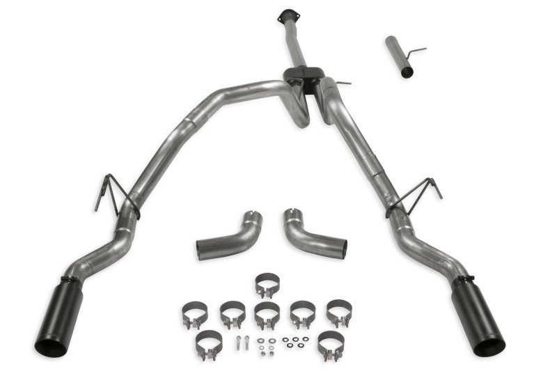 RAM 1500 Performance Exhaust - Flowmaster - Outlaw Cat-Back - Black - `19-`24
