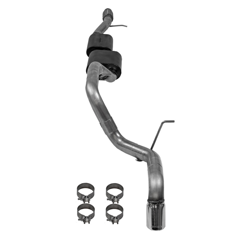 GMC Yukon Performance Exhaust - Single Out Rear Exit - Flowmaster - Force II Cat-Back - Polished - `21-`26