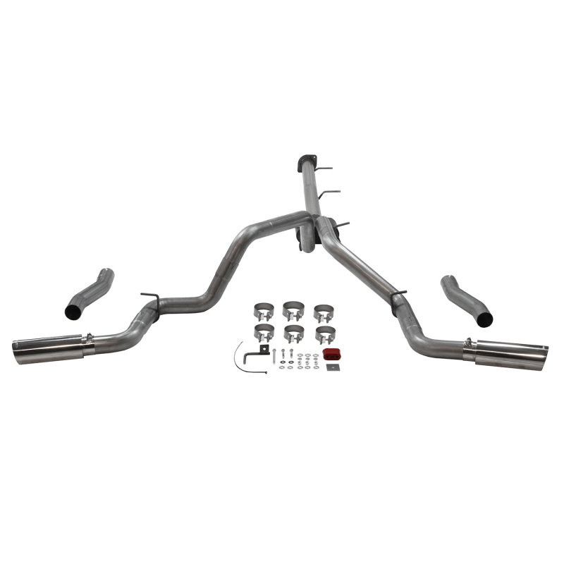 Chevrolet Silverado 3500HD Performance Exhaust - Rear - Flowmaster - Outlaw Cat-Back - `20-`26