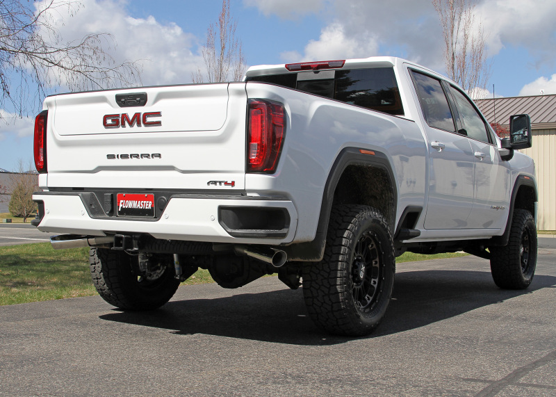Chevrolet Silverado 3500HD Performance Exhaust - Rear - Flowmaster - Outlaw Cat-Back - `20-`26