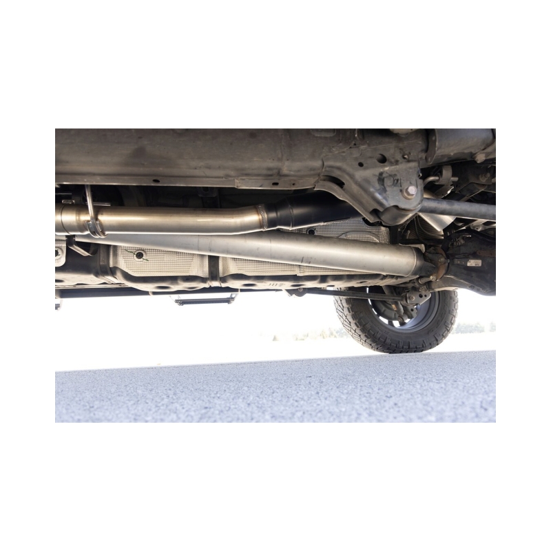 Toyota Tundra Performance Exhaust - Single Out Dump Exit - Flowmaster - Outlaw Extreme Cat-Back - `22-`26