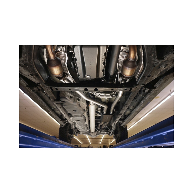 Toyota Tundra Performance Exhaust - Flowmaster - Outlaw Cat-Back, Dual out Rear or Side Exit, Black Ceramic Coated Tips - `22-`26