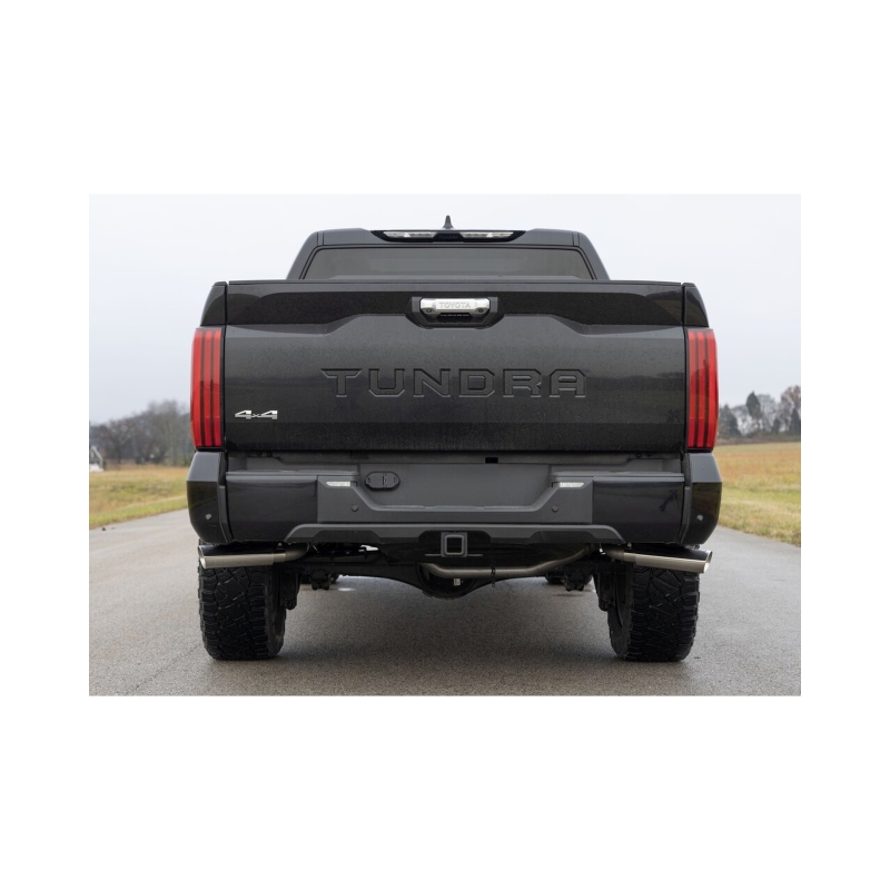 Toyota Tundra Performance Exhaust - Dual Rear/Side Exit - Flowmaster - American Thunder Cat-Back - `22-`26