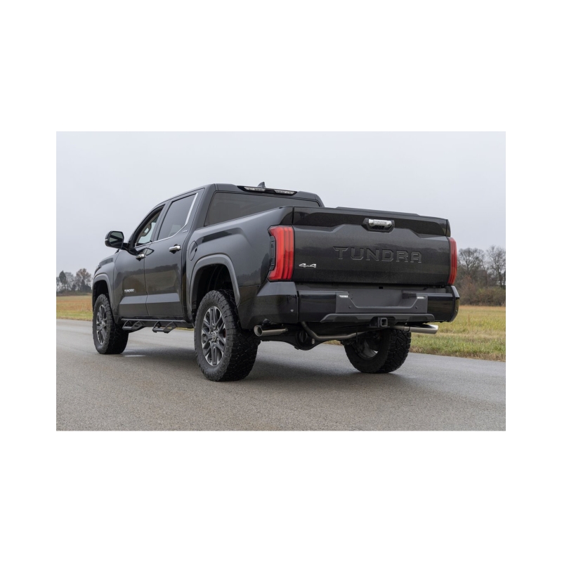 Toyota Tundra Performance Exhaust - Dual Rear/Side Exit - Flowmaster - American Thunder Cat-Back - `22-`26