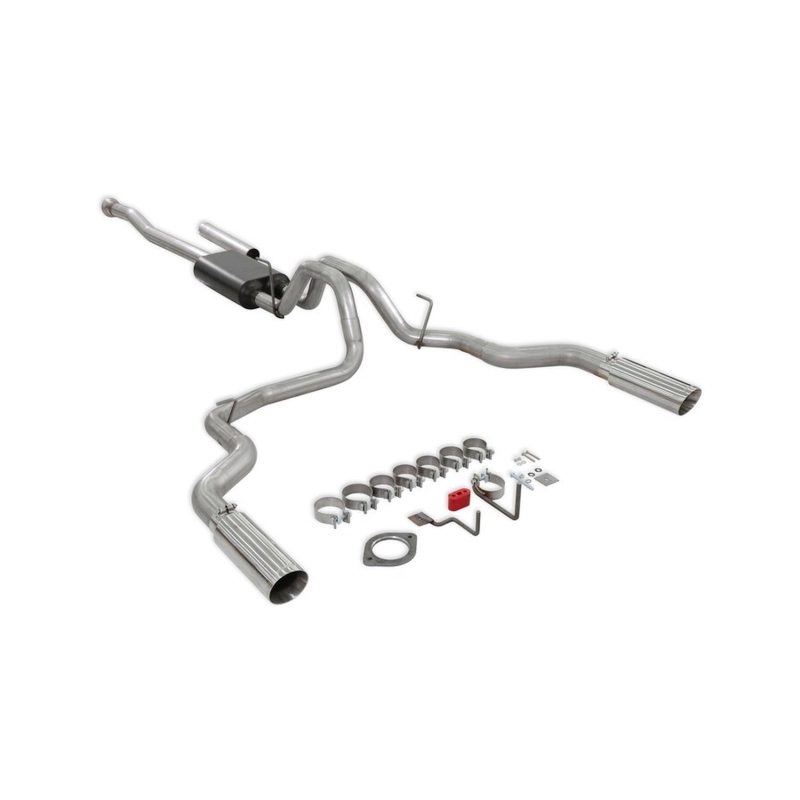 Ford F-150 Performance Exhaust - Rear - Flowmaster - Force II Cat-Back - Polished - `21-`26