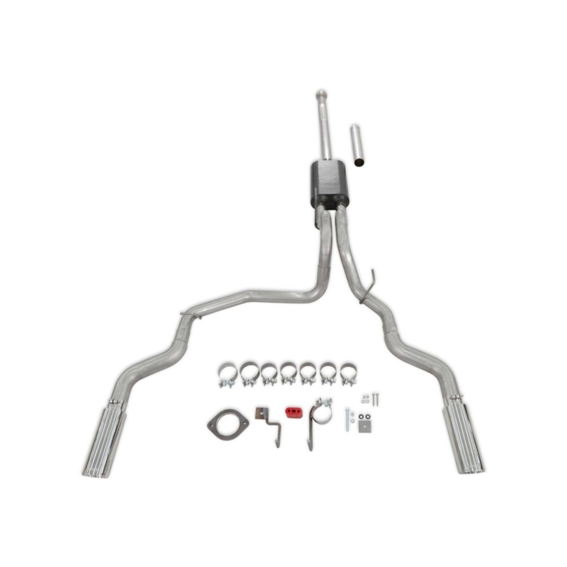 Ford F-150 Performance Exhaust - Rear - Flowmaster - Force II Cat-Back - Polished - `21-`26