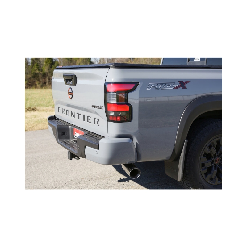 Nissan Frontier Performance Exhaust - Single Rear Exit - Flowmaster - American Thunder Cat-Back - Polished Stainless Steel - `22-`26